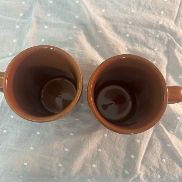 Anfora mugs 2008 rust color coffee tea cups - Picture 4 of 6